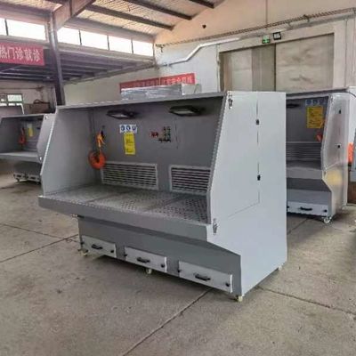 Furnitur bergerak bengkel pengumpul debu penggilingan downdraft meja