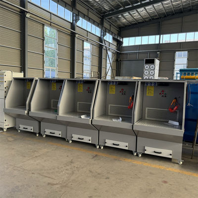 Stasiun Pengeringan Profesional Tabel Pulir Tabel Pengumpul Debu Untuk Metalurgi