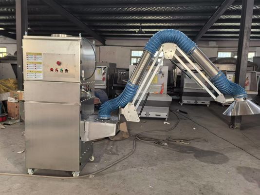 Mobil Kartrid Filter baja tahan karat pabrik debu ekstraksi sistem Dengan lengan fleksibel