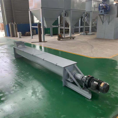 LS300 Stainless Steel Screw Conveyor Dengan Cover Plate Untuk Energy Saving Motor Cement Plant