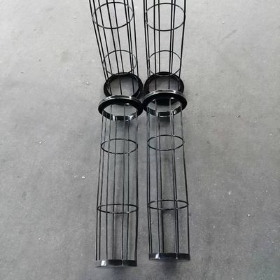 Pengumpul debu industri lapisan silikon organik Filter Bag Cage Skeleton Cage