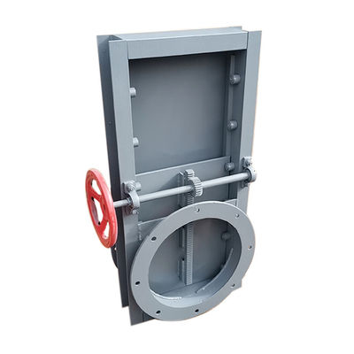 Buka Type tertutup Manual Knife Gate Valve Flange Cast Steel Wafer Knife Gate Valve