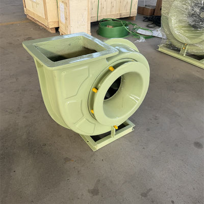 Kipas sentrifugal FRP 18.5KW Kipas penghapus debu mesin Siemens 1000-15000 M3/H