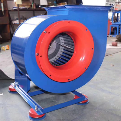 4-72 Penggemar Sentrifugal Industri 5.5kw Kapasitas Udara Induksi Draft Blower 5000-6000 M3/H