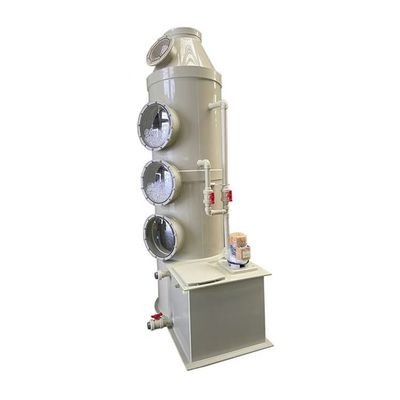 Pembersih Gas Menghilangkan So2 Co2 Menara Sistem Pembersihan Gas Eksos Dikemas Tempat Tidur Pembersih Basah Untuk Industri Limbah