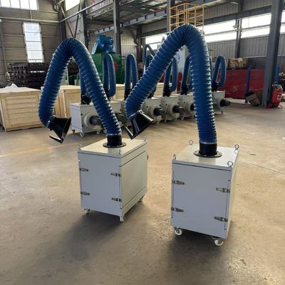 Pengumpul debu portabel industri 1.5/2.2/3KW Penghapus asap pengelasan bergerak
