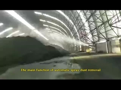 Industrial automatic spray precipitator fog gun machine